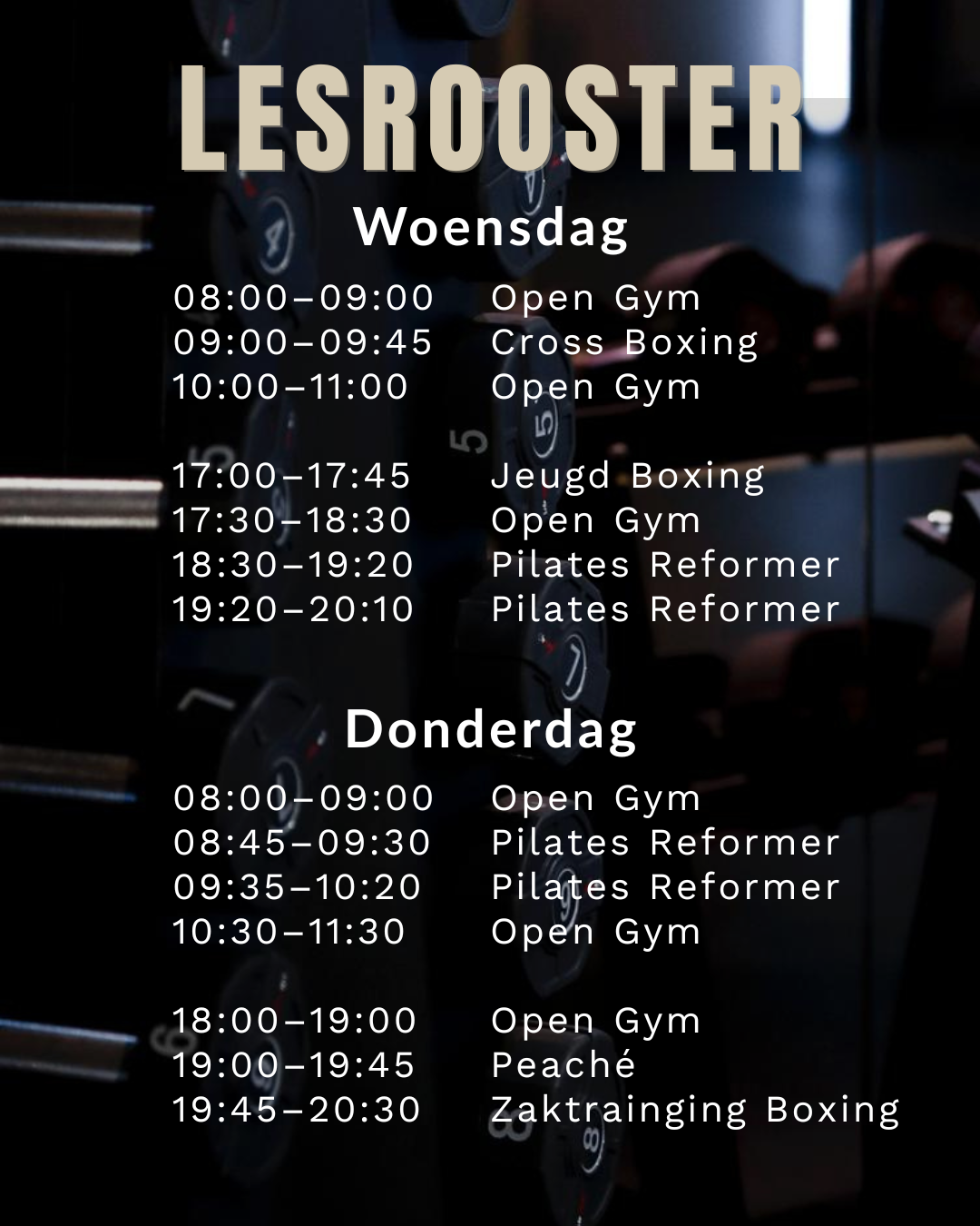 Lesrooster pagina 2